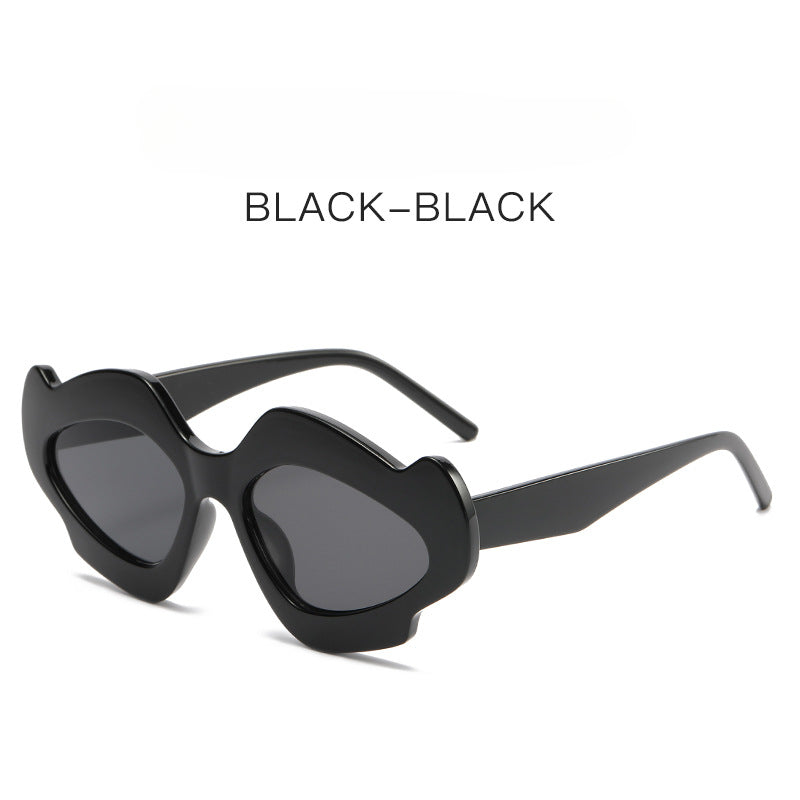 Wholesale New Flower Irregular PC Sunglasses